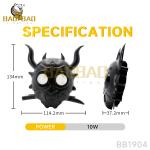80V White Yellow Dual Color Driving Motorcycle Lights CG LED Fog Light