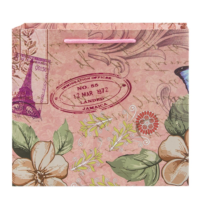 Reusable Paper Bag For Wedding Gift , Ultraportable Wedding Anniversary Gift Bag