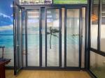 Typhoon Resistance Tempered Glass Bifold Door High Security Customizable