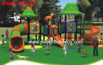 Kids Playground Equipment , Park Entertainment Machine Red Blue