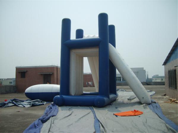 Lead - Free Backyard Inflatable Water Games , Kids Inflatable Slide For Inground