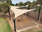 Steel Tensile Shade Structures PVDF Membrane Sun Shade Exterior Park stable