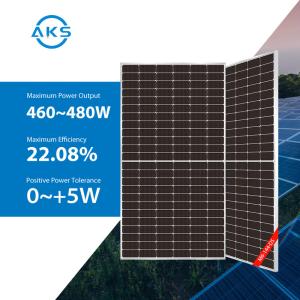 China 460W Huasun Solar Panels 465W 470W 475W 480W 144 Cells Two Sided Solar Panels wholesale
