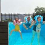 2500KGS Net Weight Clear Swim Spa Pool for Outdoor Aquatic Training and