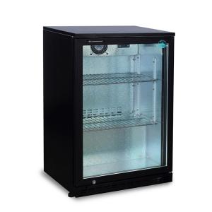 China 150L Glass Door Fan Cooling Under Counter Back Bar Refrigerator Cooler wholesale