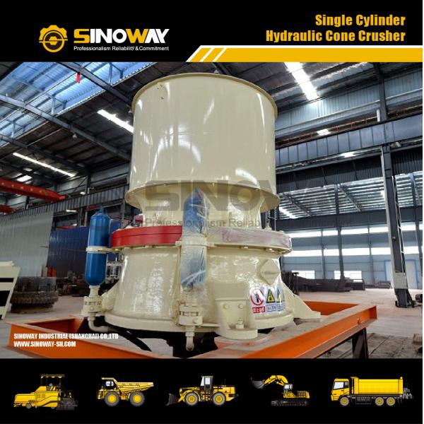 160KW Aggregate Processing Equipment Single Cylinder 45~280 t/h Capacity