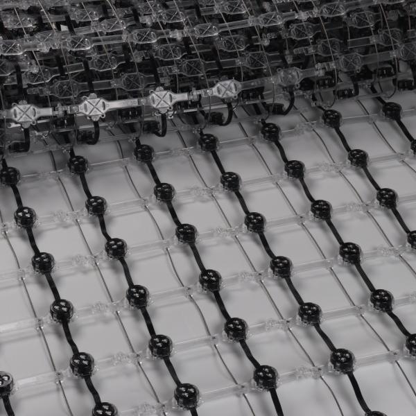 Soft Flexible LED Mesh Transparent Display Screen Full Color for Outdoor