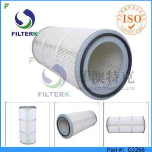 China Spunbond Polyester Nonwoven Air Filter Cartridge 99.9% Efficiency wholesale