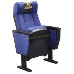 Classic Church Auditorium Seating With Plastic Writing Pad Table / Movie Theater