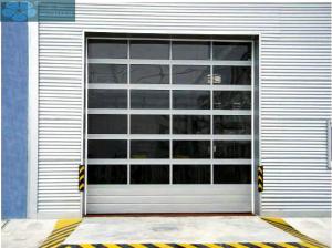 China 0.326mm 3m Rail Polycarbonate Glass Panel Garage Doors wholesale