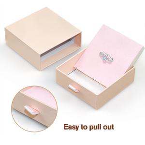 China Custom Logo Cardboard Drawer Jewelry Packaging Box For Necklace Earring Bracelet Ring Jewelry Box wholesale