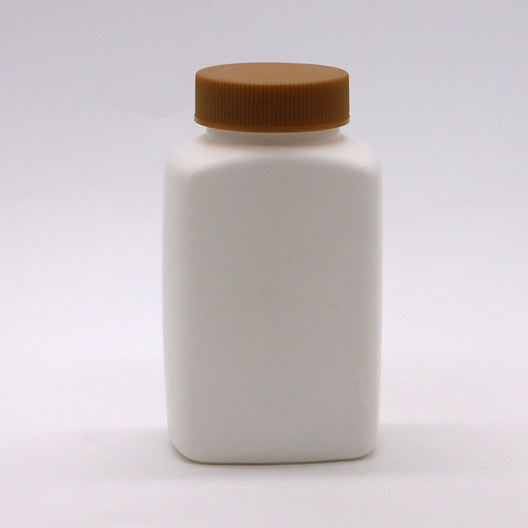 160mL HDPE Bottle in Square Shape for Empty Medicine Pill Packaging Solution Provider