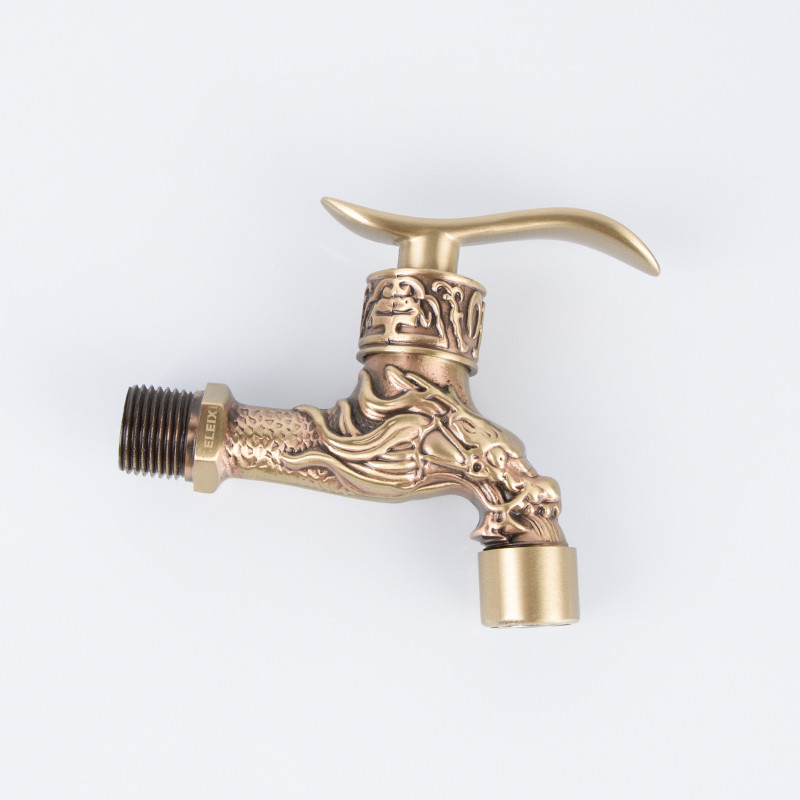 Zinc Handle 0.3Mpa 500000 Times Brass Kitchen Faucet