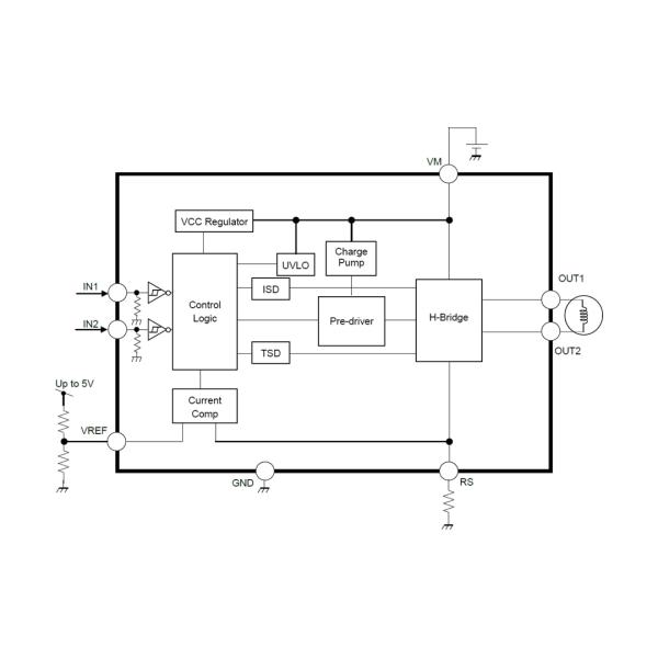 TB67H450AFNG Integrated Circuits ICs , Brushed DC Motor Driver Ic MOSFET 8-HSOP