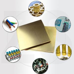 China 30% Elongation Length 1000mm-12000mm Elongation 30% 400x100x6mm 10mm Thickness Copper Plate Brass for Earthing wholesale