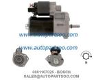 0001231005 0986021000 - BOSCH Starter Motor 24V 4KW 9T MOTORES DE ARRANQUE