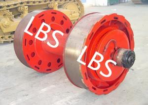 China 10ton or 20ton Smooth Wire Rope Winch Drum Split Type Groove Sleeves wholesale