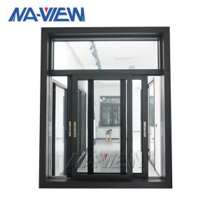 China Black Aluminum Casement Windows Sliding Open anodized Surface wholesale