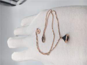China BR857214 18k Gold Bracelet Womens With Onyx , Luxury Jewelry Divas Dream Bracelet wholesale
