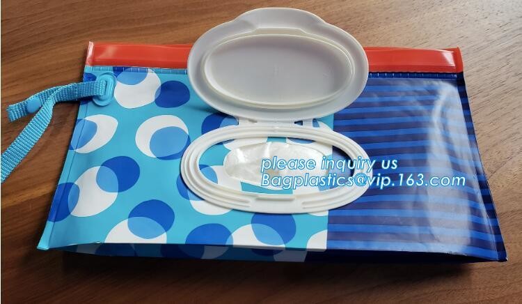 Reusable travel and portable baby wet wipe refill case dispenser, custom high quality reusable EVA wet wipe bag, contain