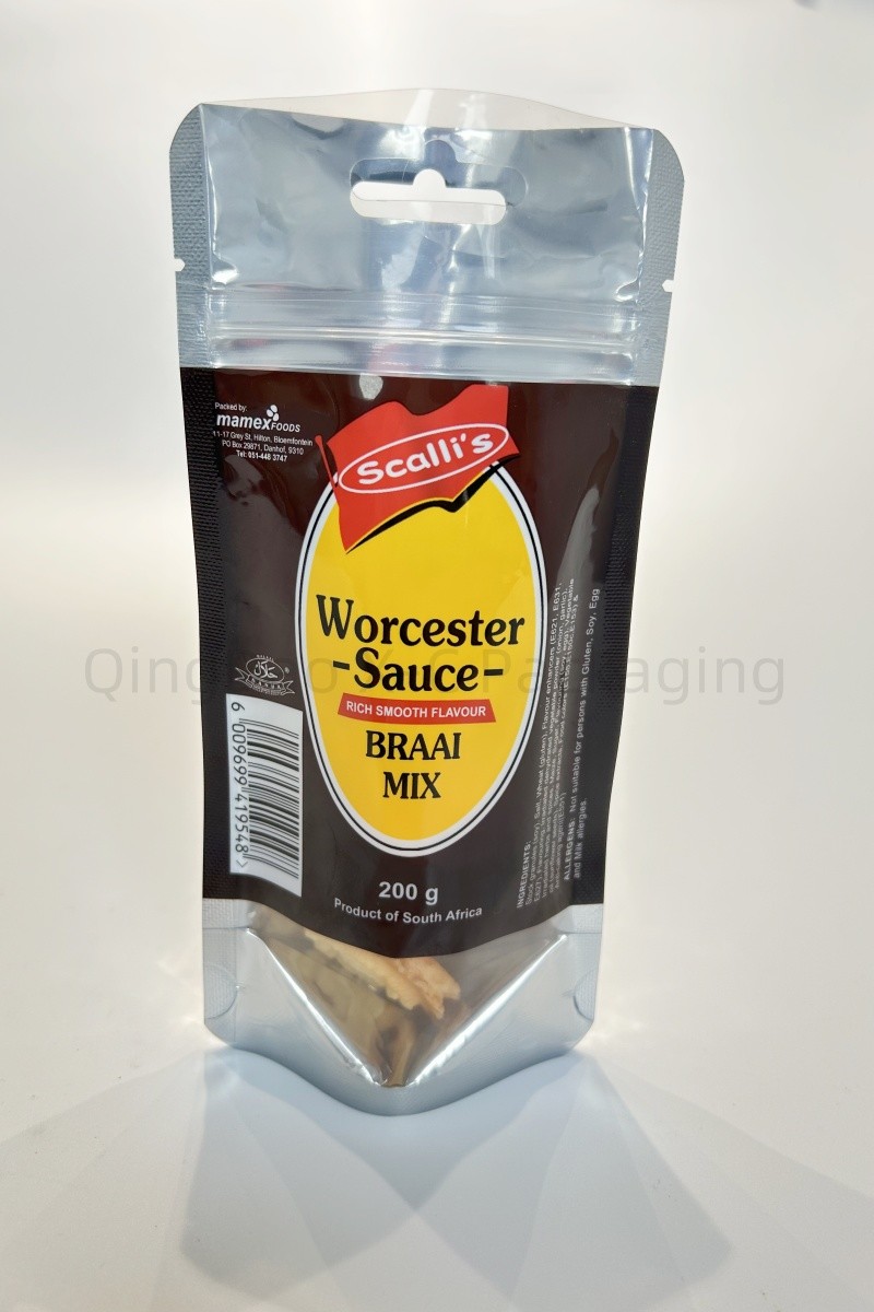 Stand Up Pouch Custom Printed Packaging Bags For Baking Powder 500g QC 100% Inspection Before Delivery Shock Resistance