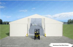 China White Industrial Marquee Outdoor Warehouse Tents , Temporary Warehouse Structures wholesale