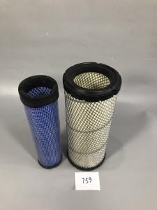 China Excavator equipment Strong Innner Core Yanmar Air Filters Maximum Filtering Surface Frame Corrosion Resistant wholesale