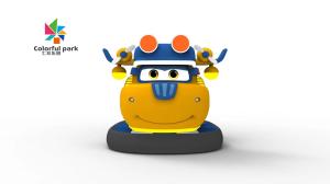 China 2 Players Kid arcade machine Electronic Super Peter Pan Amusement Park Bumper Car wholesale