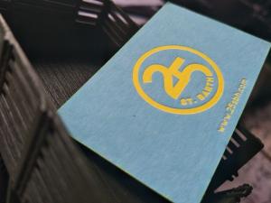 China Painted Edge Custom Letterpress Business Cards Printed On Pure Rough Cotton Paper wholesale