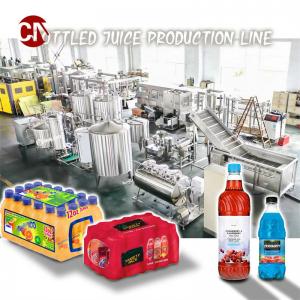 China 380V Voltage Juice Filling Machine / Fruit Juice Processing Line / Juice Production Line on sale