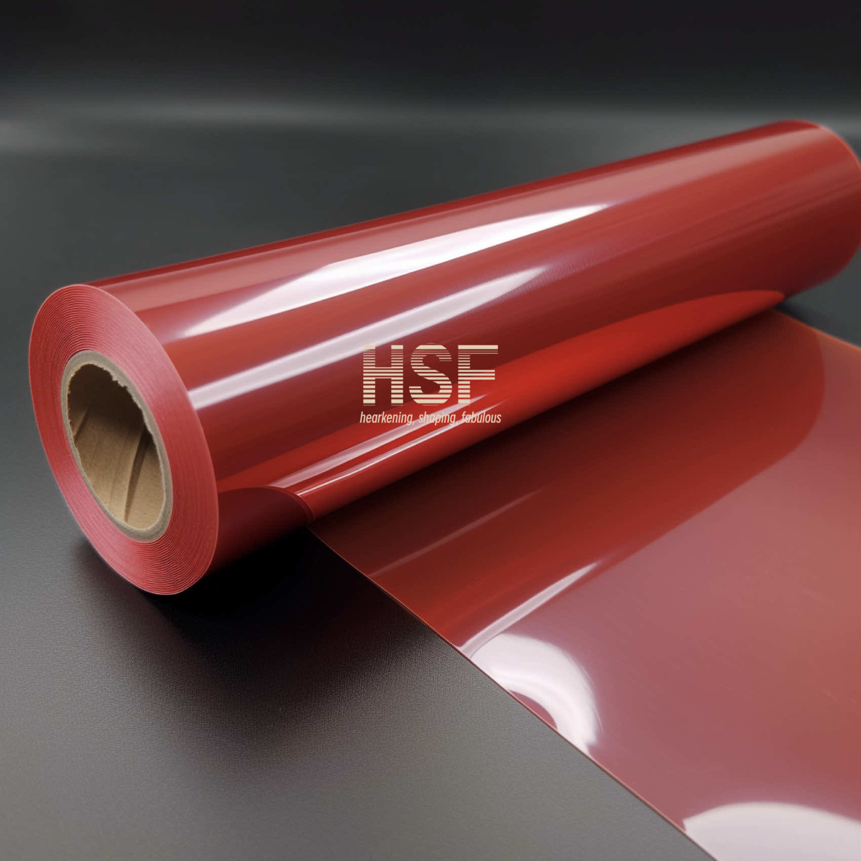 Translucent Red Silicone Release Films MOPP Films 1300mm For Gift Wrapping