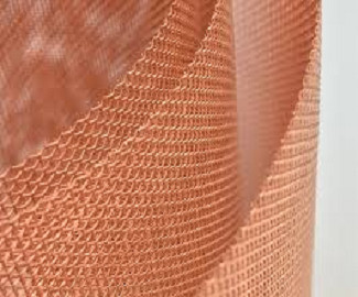 Architectural Brass Woven Mesh Fabric Copper Braided Mesh 40 Mesh
