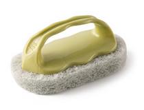 China 13.5*7.5cm Polyester Kitchen Sponge Cleaner With Handle 45g wholesale