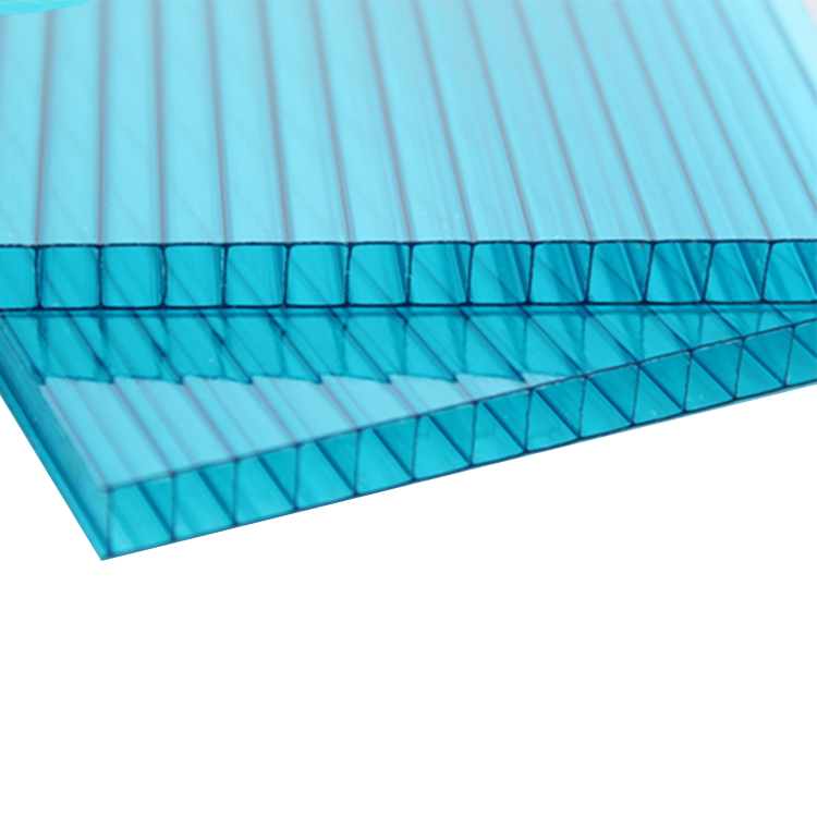 2.8MM-12mm Polycarbonate Hollow Sheet Fireproof Polycarbonate Sheet for Roofing
