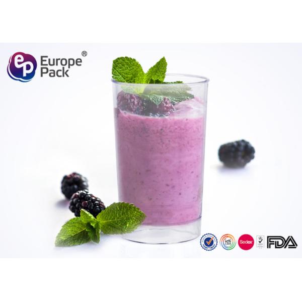 Custom Printed Round Dessert Cups 135ml For Dessert / Food Sauce