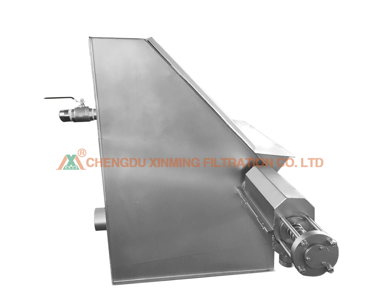 Commercial Waste Dewatering Machine , Solid Liquid Separator 380V Motor Voltage