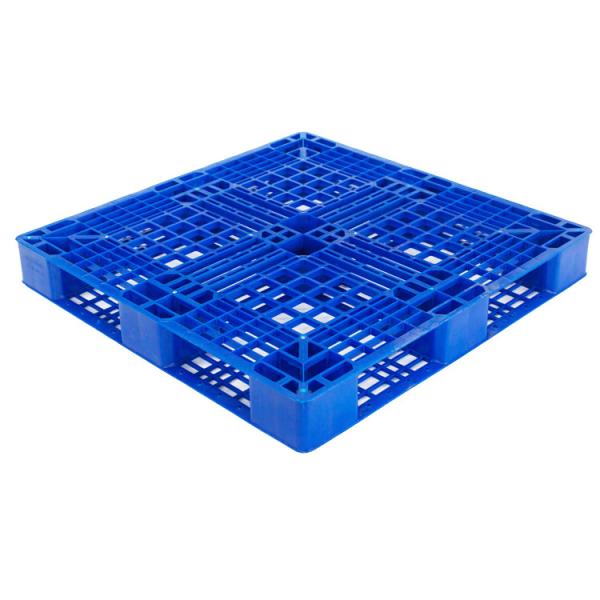 Industrial Lightweight Plastic Pallet Single Face 4 Way Entry Pallet 1000*1000