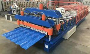 China PPGI Material Roof Sheet Rolling Machines , Corrugated Roof Sheeting Machine wholesale