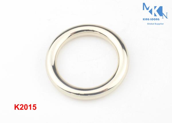 Small Metal O Rings 21mm Inner Diameter Size , Metal Rings HardwareFor Bags &