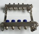 5 Port Stainless steel water underfloor heating manifold , 304 stainless steel