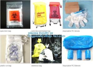 China Bio Harzard Specimen Bags/Medical Waste Biohazards Bag/Medical Waste Disposal, infectious medical waste disposal plastic wholesale