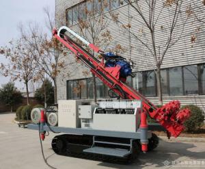 China Hydraulic Variable Speed Crawler Type Anchor Drilling Rig for Geological Prospecting in Palestine wholesale