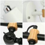 Modern Wall Lights White Black Art Deco Metal Sconce for Home Lighting Indoor