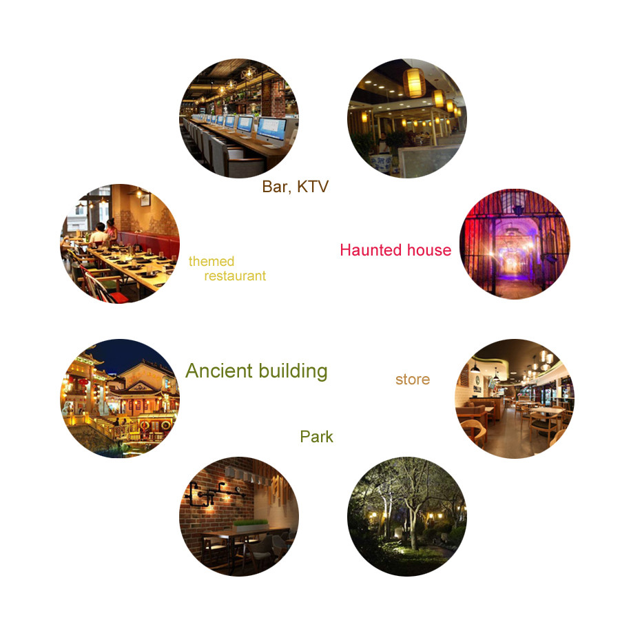 5W Flickering LED Flame Light Bulbs LED Simulated Fire Flame Effect Light