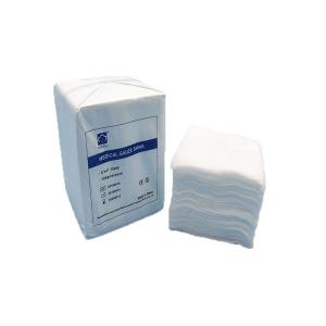 China FDA Folded Edge 12ply Disposable gauze swabs 10 x 10 Wounding Dressing wholesale