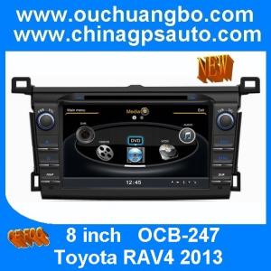 China Ouchuangbo central multimedia radio DVD for Toyota RAV4 2013 S100 platform with DVR TMC wholesale