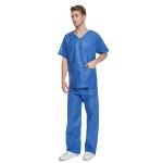 Hospital Breathable 3-layer Scrub Suits SMS Material Scrub Suites