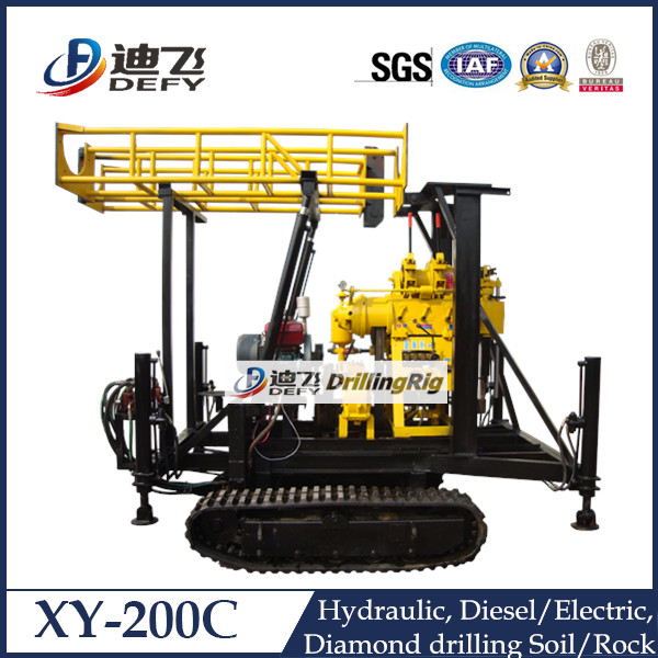 XY-200C concrete core drilling machine for 200m depth hot sale