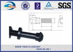 Carbon Steel bolts and nuts , Black Oxide Railroad Bolt For Fish Plate