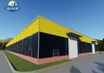 Design Pre Engineered Steel Portal Frame Warehouse Building High Ductility